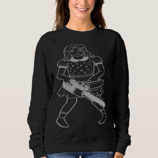 Chainsaw Girl I Horror Punk Gothic Pastel Goth Hal Sweatshirt