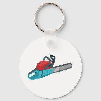 Chainsaw Keychain by HopscotchDesigns at Zazzle