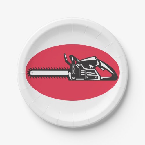 Chainsaw Paper Plates