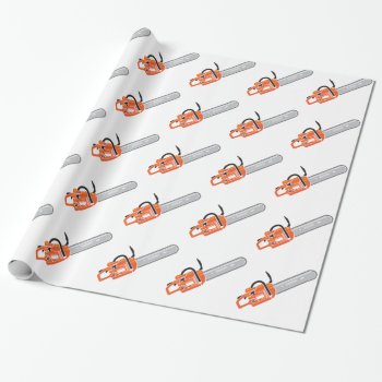 Chainsaw.pdf Wrapping Paper by anton_novik at Zazzle