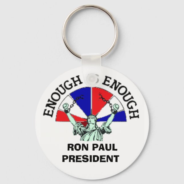 CHAINx,  RON PAUL PRESIDENT Keychain (Front)