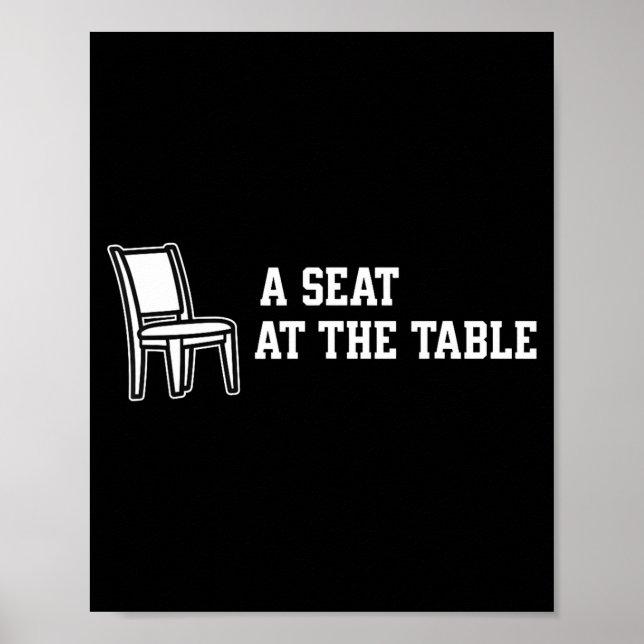 Chair A Seat At The Table  Poster (Front)