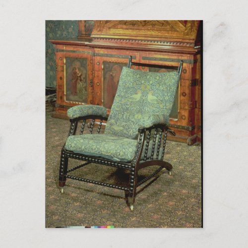 Chair by William Morris Postcard