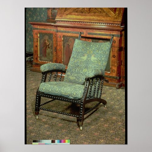 Chair by William Morris Poster