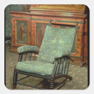 Chair by William Morris Square Sticker