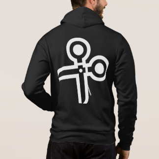 CHAIR GANG big scissors back zip-up. Hoodie