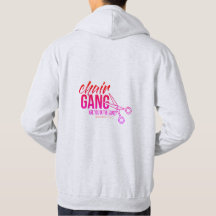 CHAIR GANG grey logo hoodie