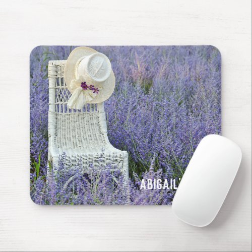 Chair in Russian Sage Mouse Pad