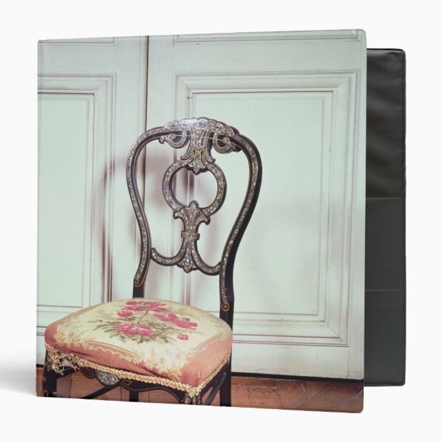 Chair, Second Empire Style Binder (Front/Inside)