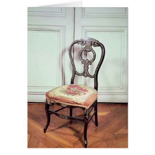 Chair, Second Empire Style Cards (Front)