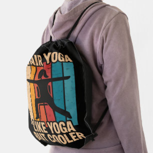 Chair Yoga Like Yoga But Cooler Drawstring Bag