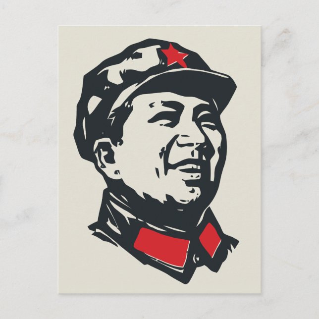 Chairman Mao Portrait Postcard (Front)