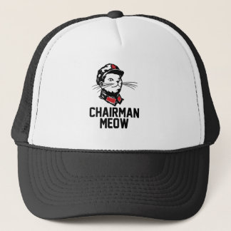 Chairman Meow (Mao) Design Trucker Hat