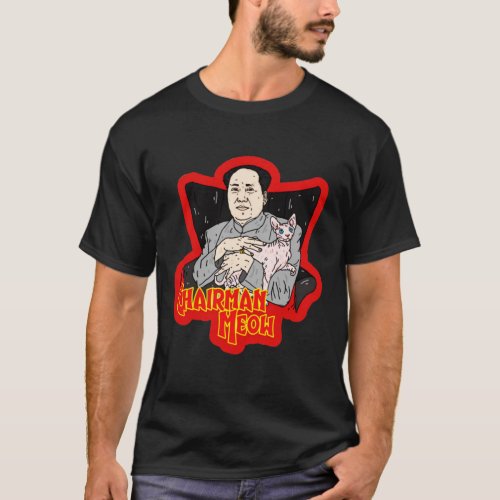 Chairman Meow  Mao Zedong1019 T_Shirt
