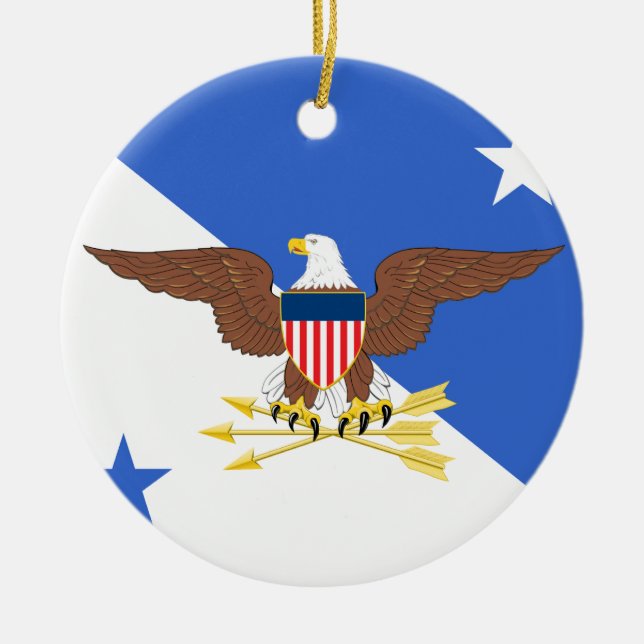 Chairman of the Joint Chiefs of Staff Ceramic Ornament (Front)
