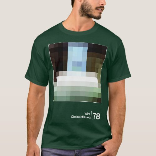 Chairs Missing Minimal Graphic Design Artwork T_Shirt