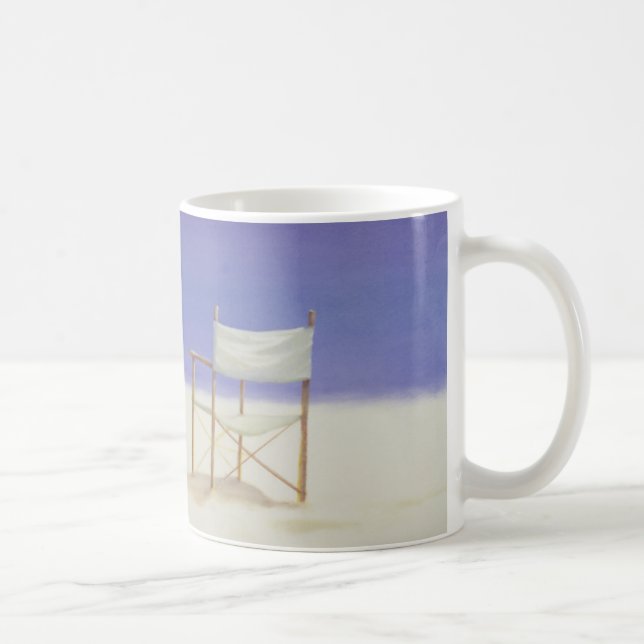 Chairs on the beach 1995 coffee mug (Right)