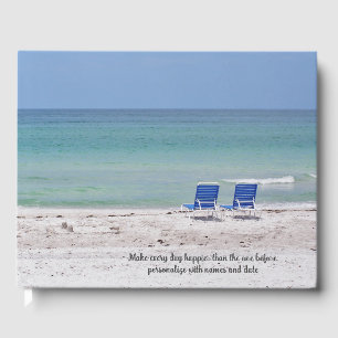 Chairs on the Beach Guest Book
