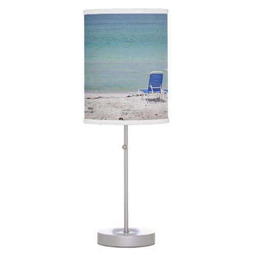 Chairs on the Beach Table Lamp