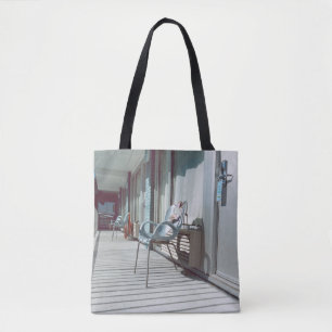 Chairs Outside Beach Hotel Rooms Tote Bag