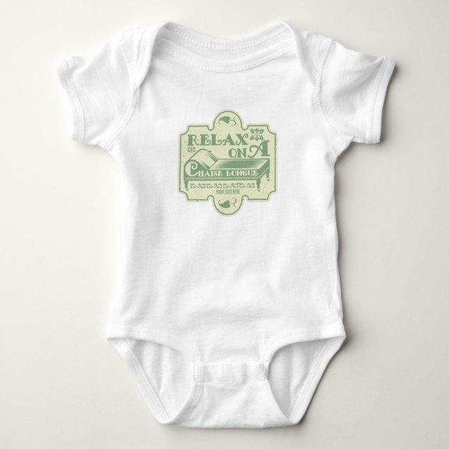 Chaise Longue Baby Bodysuit (Front)