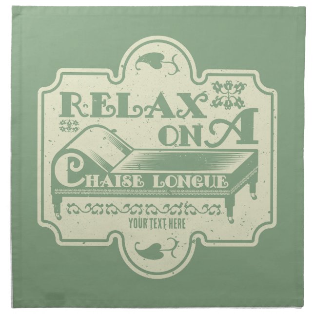 Chaise Longue Cloth Napkin (Front)