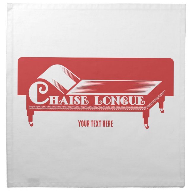 Chaise Longue Cloth Napkin (Front)