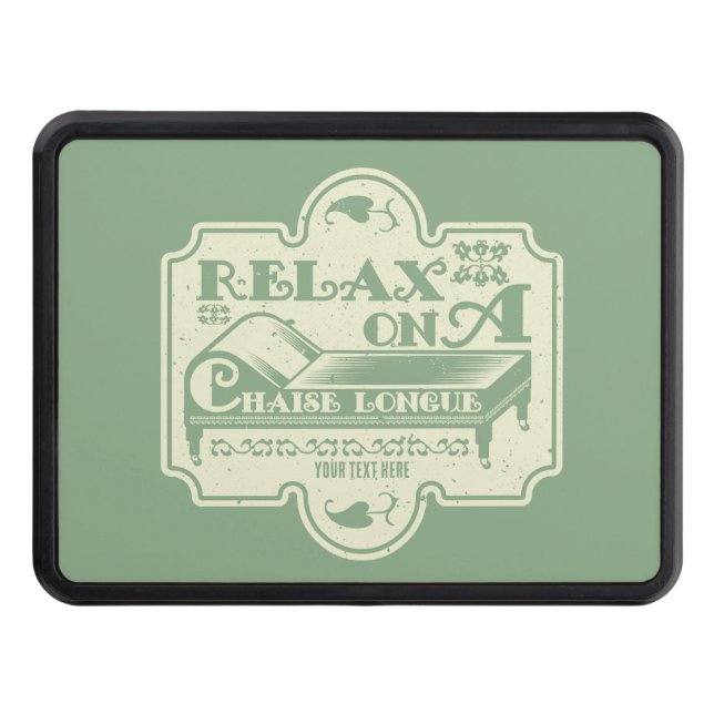 Chaise Longue Hitch Cover (Front)