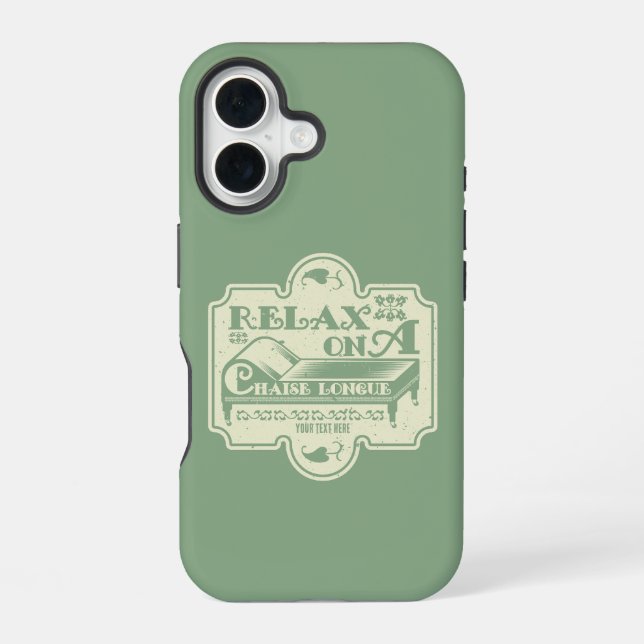 Chaise Longue Iphone Case (Back)