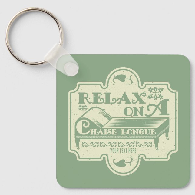 Chaise Longue Keychain (Front)