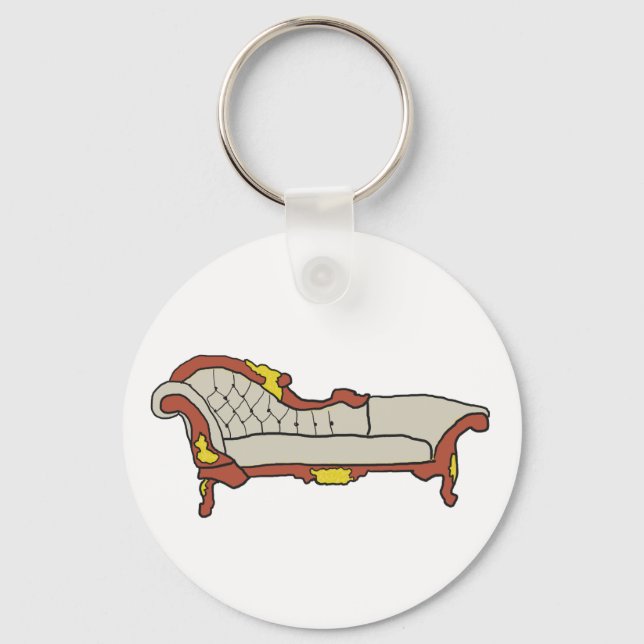 Chaise Longue Keychain (Front)