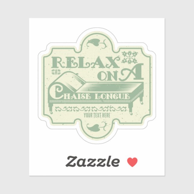 Chaise Longue Sticker (Sheet)