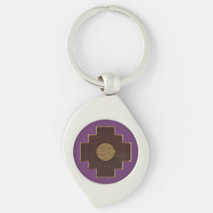 Chakana Cross Keychain