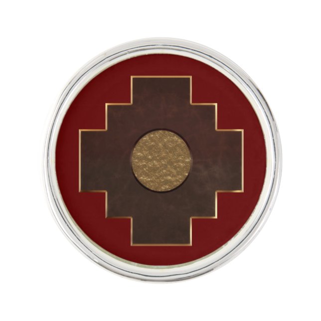 Chakana Cross Lapel Pin (Front)