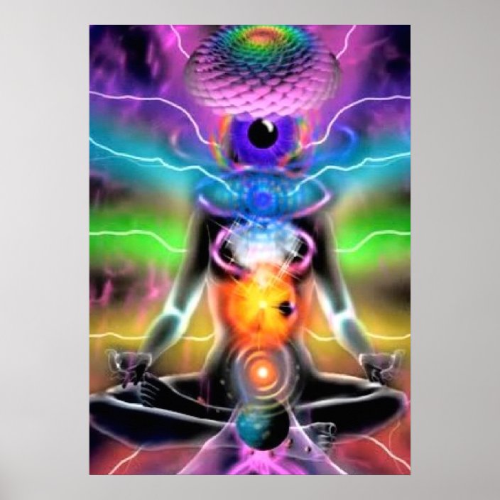 Chakra Activation Meditation Poster | Zazzle.com