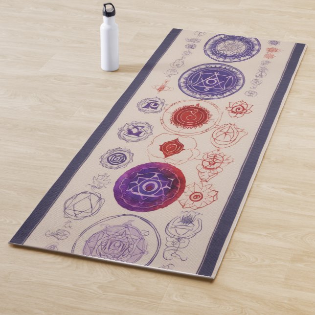 Chakra Alignment Chart Yoga Mat – Spiritual Medita (In Situ)