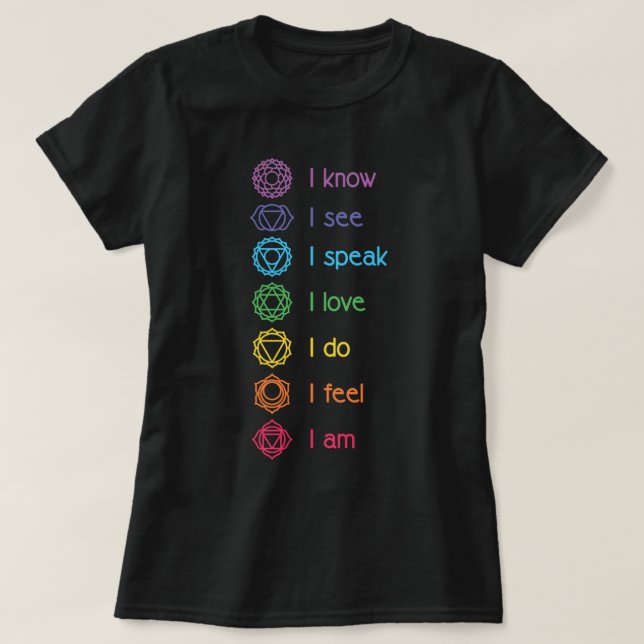 Chakra Alignment, Yoga, Meditation Spiritual Pullo T-Shirt (Design Front)