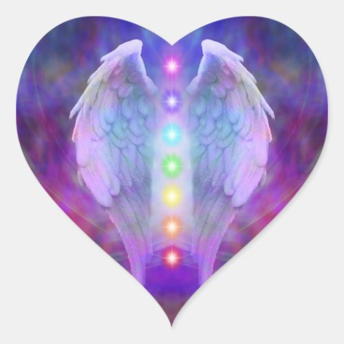 chakraangelhealerhealing from godangelslove heart sticker