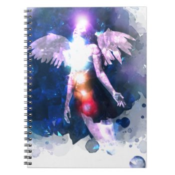 Chakra Angel Journal Notebook by DefineExPression at Zazzle