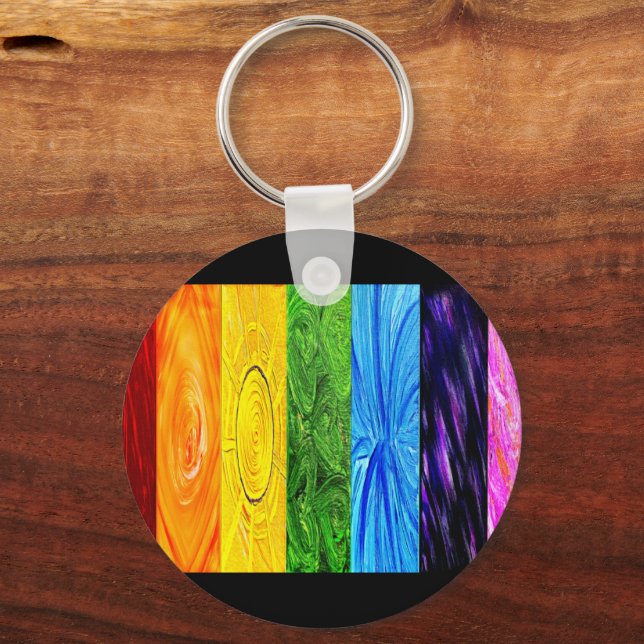 Chakra Balance Keychain (Back)