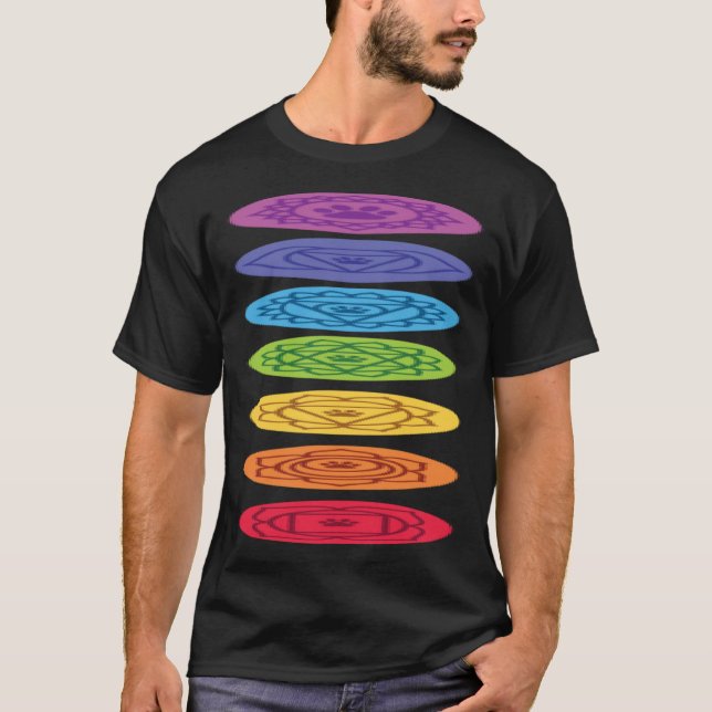 Chakra Cat Paws Yoga T-Shirt (Front)