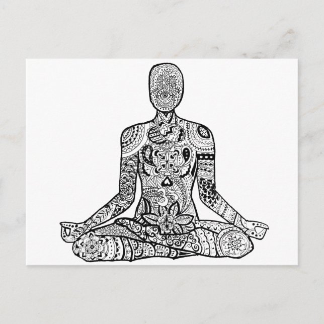 Chakra Chica Postcard (Front)