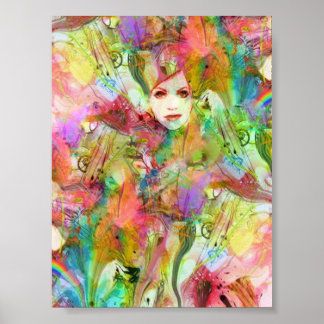 Chakra Dance Meditation Art Print