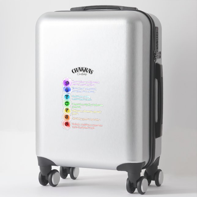 Chakra Emotions Insight Sticker (Suitcase)