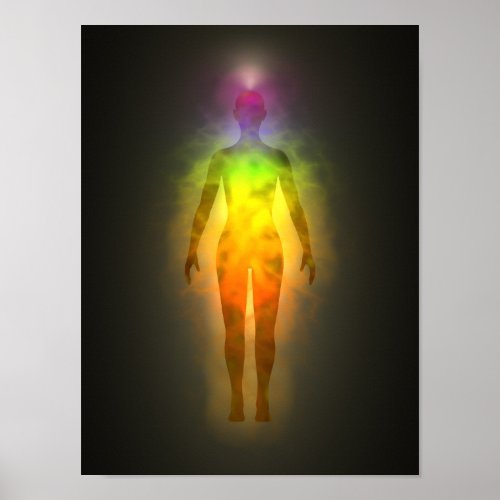 Chakra Energy Aura Poster