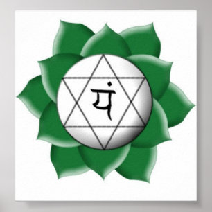 chakra four-ahahata poster