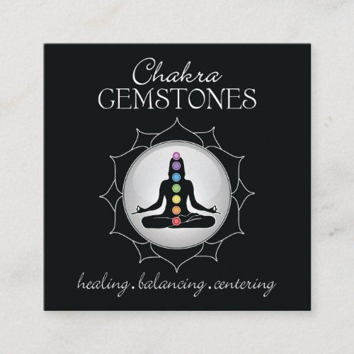 Chakra Gemstone Wallet Card