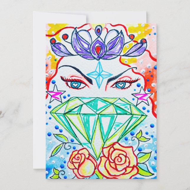 Chakra Goddess Invitation (Front)