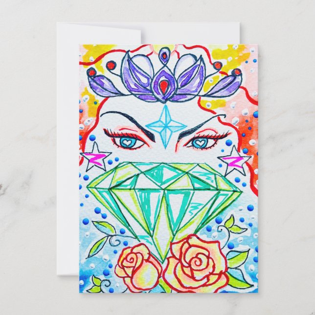 Chakra Goddess Note Card (Front)