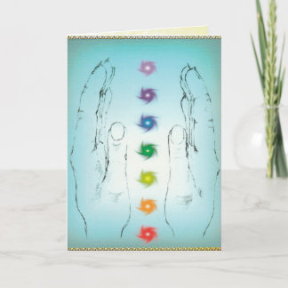 Chakra greetings card